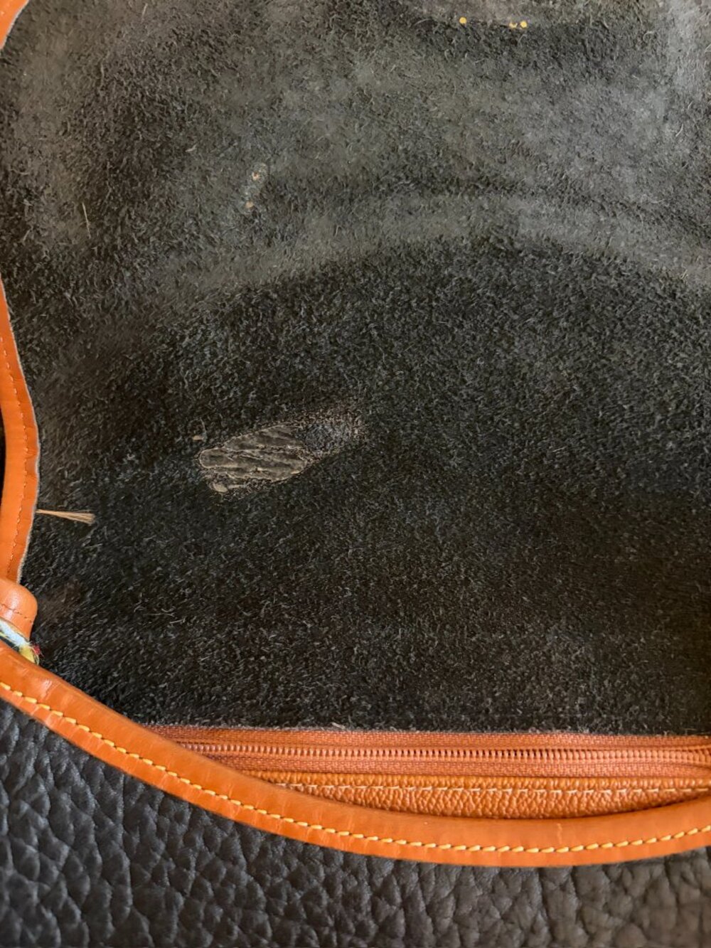 Dooney and Bourke Crossbody Flap Leather Saddle Bag - Picture 6 of 9